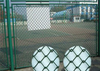 PVC Diamond Mesh Fencing de sports d'au sol de basket-ball de 50x50mm