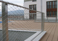Filet décoratif de câble métallique d'acier inoxydable de protection pour la balustrade de balustrade