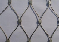 X tendez le câble tissé par maille flexible Webnet de câble métallique d'acier inoxydable de haute résistance