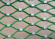 Fléchissez doucement le grillage décoratif clôturant, PVC/maille de corde tissée par nylon