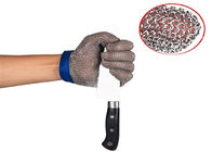 Gants résistants de sécurité d'acier inoxydable de coupe industrielle, gant de boucher de cotte de maille