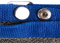 Gants de coupe de Chainmail soudés par couleur argentée, gant de cuisine de Chainmail de sécurité