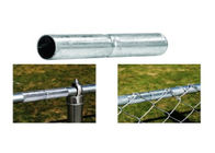 Douilles galvanisées de rail de dessus de barrière de maillon de chaîne pour des accessoires de barrière de maillon de chaîne