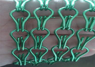 noir de rideau en chaîne d'écran de mouche de diamètre de fil de 1.6mm/couleur verte
