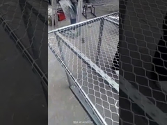 Filet de treillis métallique décoratif pour garde-corps de balcon