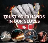 Anti boucher coupé résistant Gloves de doigts de la maille 5 en métal d'acier inoxydable de sécurité