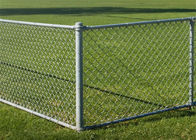 Le PVC a enduit la barrière de maillon de chaîne de trou de 6x6cm utilisée pour la barrière de jardin et la barrière de route