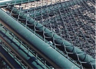 Mesure tissée galvanisée du tissu 11 de barrière de maillon de chaîne de fil d'acier avec 30 mètres