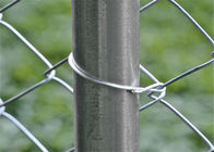 lien de garnitures de barrière de maillon de chaîne de 6 1/2 le » câble la résistance de la rouille en aluminium de construction