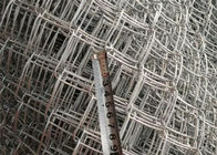 6' haut tissu de barrière de maillon de chaîne de forme de diamant avec l'installation de barbelé