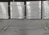barrière de maille de maillon de chaîne de fil des trous 3.0mm de 60x60mm provisoire pour le marché de l'Australie