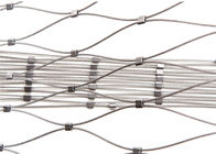 Le filet durable de maille de câble métallique d'acier inoxydable, 1.2mm à 3.2mm X tendent la maille de câble