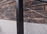 Câble métallique SS304 flexible d'olive décorative Mesh For Stair Railing