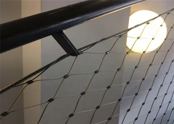 Maillage supplémentaire de sécurité de balustrade d'escalier de 2.0MM extérieur/maille décorative intérieure de câble