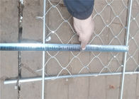 Le remplissage de balustrade d'armure de sergé câblent le câble métallique d'acier inoxydable Mesh For Staircase