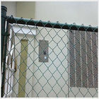le PVC de 3.0mm a enduit la prison s'ouvrante de ferme d'Iron Steel Wire 50mm*50mm de barrière de maillon de chaîne