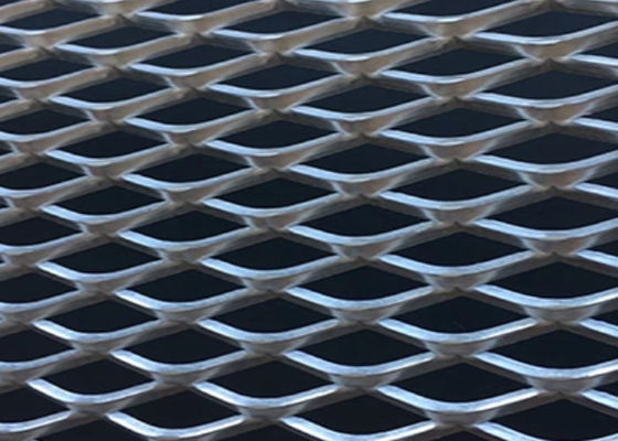 Forme augmentée étirée de trou de Diamand de maille en métal pour la décoration architecturale